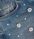 Luxury Pearl Embellished Jeans