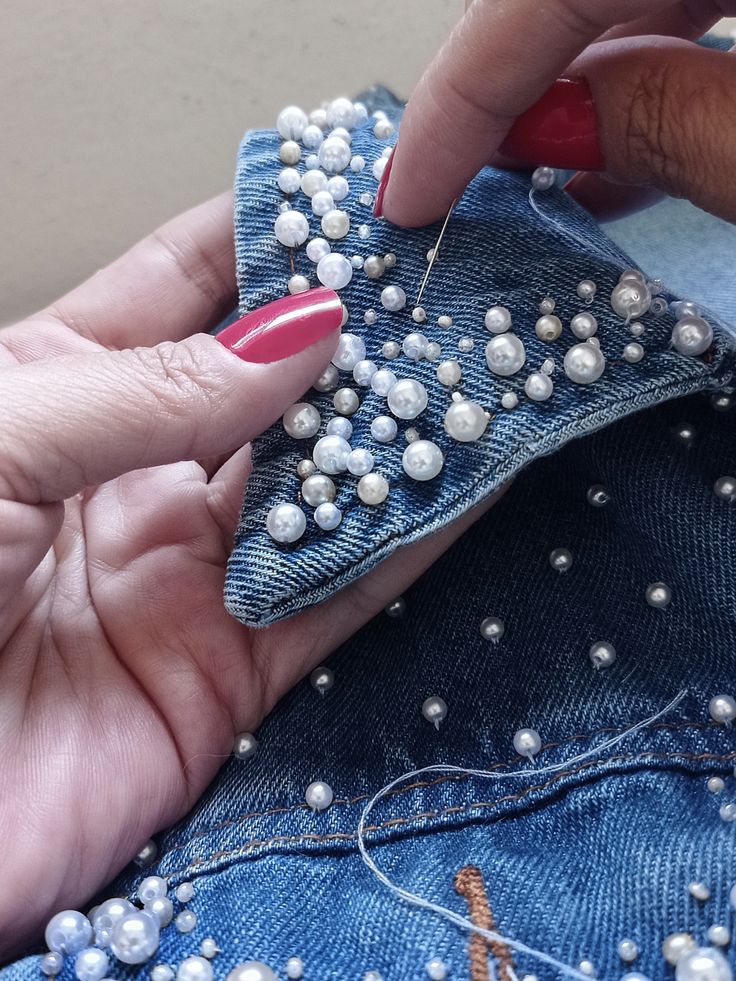 Dilara Rhinestone Denim Jeans