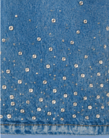 Stellune | hand embellished | straight-fit jeans