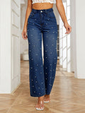Premium Fashion Pearl Denim