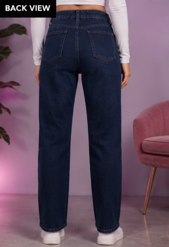 Frontline-spark | Hand embellished | Straight-fit jeans